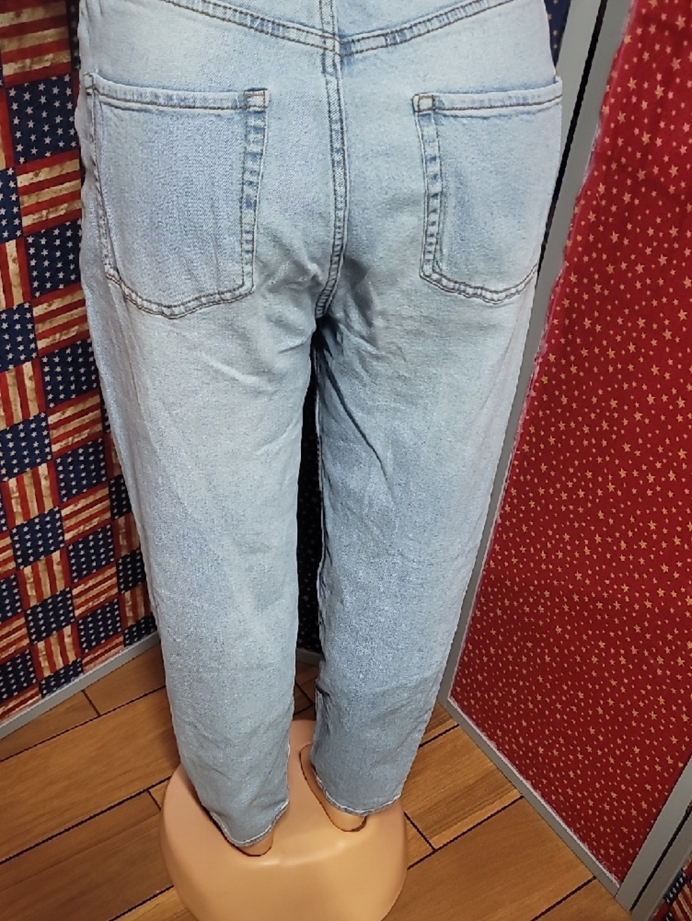 Light Blue My Melody Embroidered Women's Jeans - Picture 4 of 6